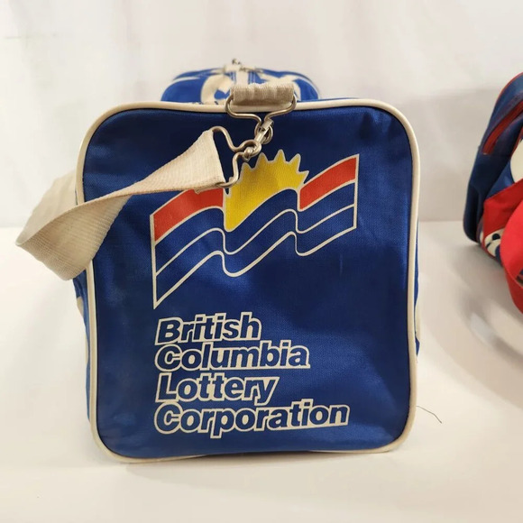 Vintage BC Lottery  Duffel Bags 1980s Bundle of 2 - Picture 11 of 16